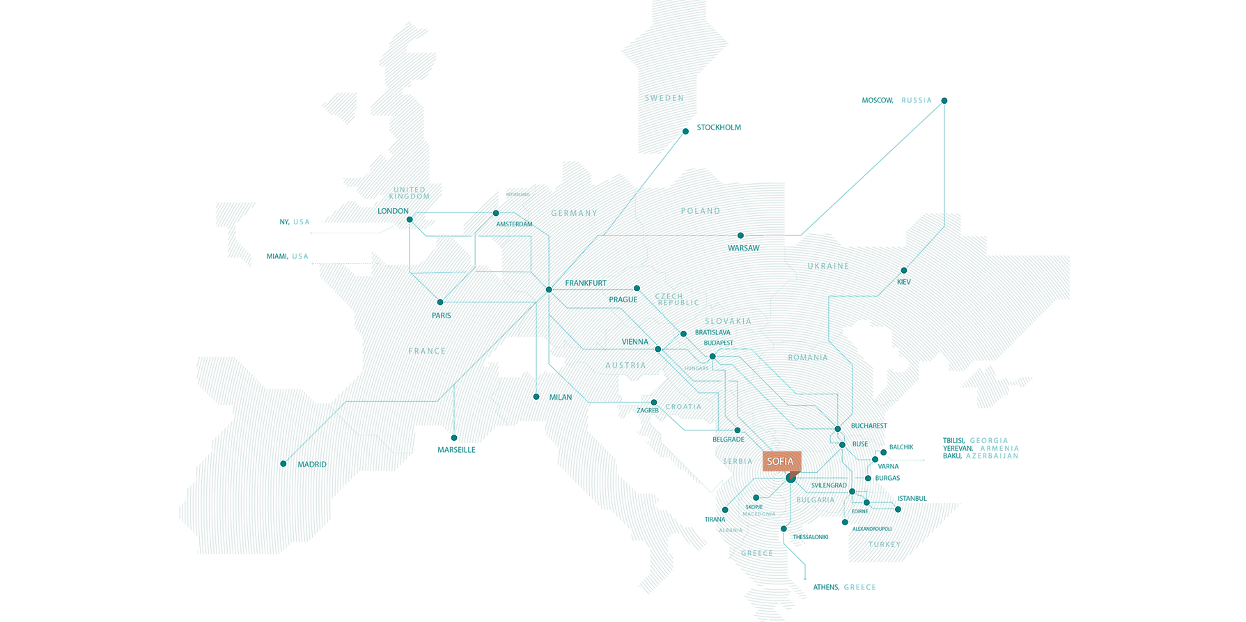Карта на мрежовите трасета
